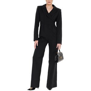 Extro&Vert Womens Clara Jumpsuit, Black